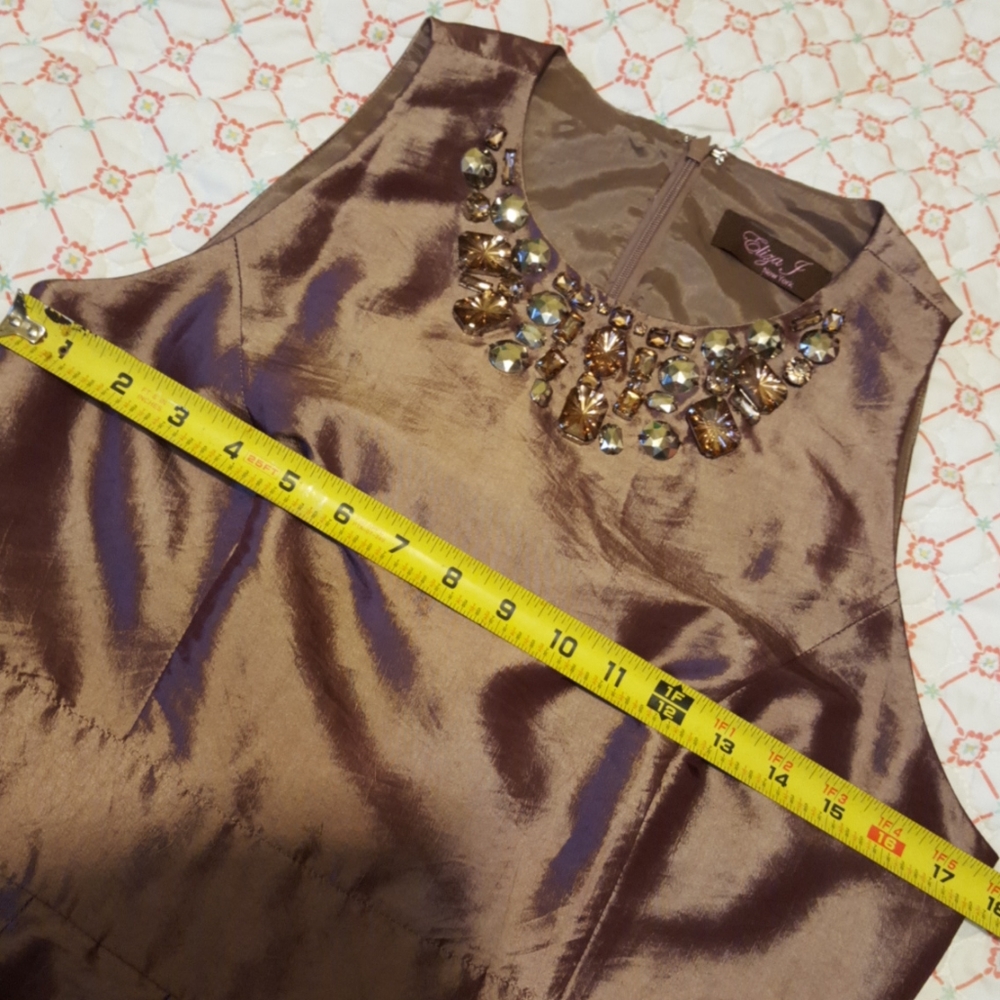 Eliza j metallic bronze dress - Picture 4 of 6